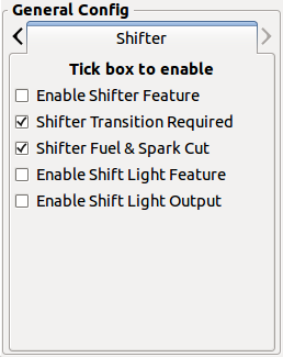 Shifter Config