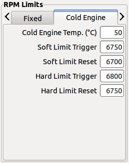 Cold Engine RPM Limits