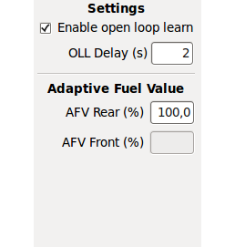 Adaption Settings