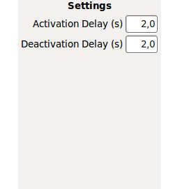 Sensor Activation Delays